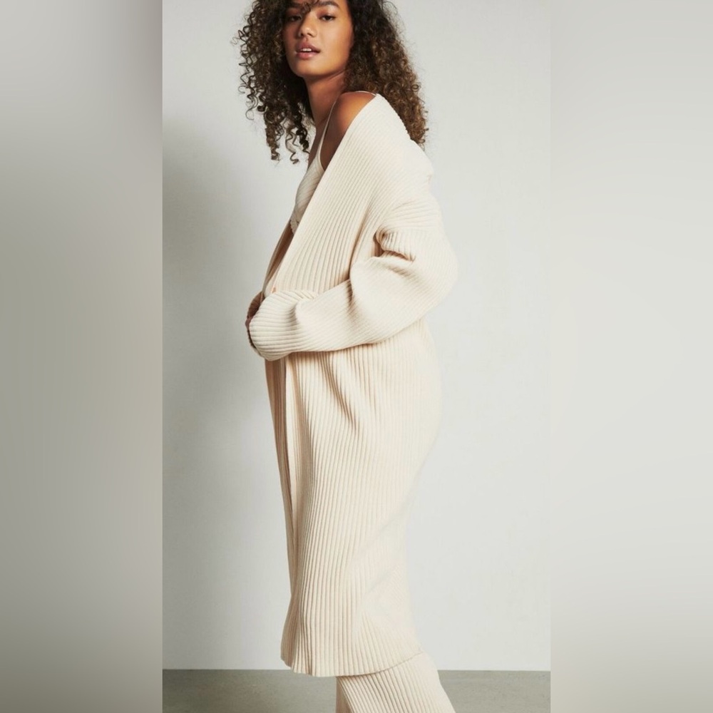 Dynamite Ribbed Maxi Cardigan Size X-Small to Large